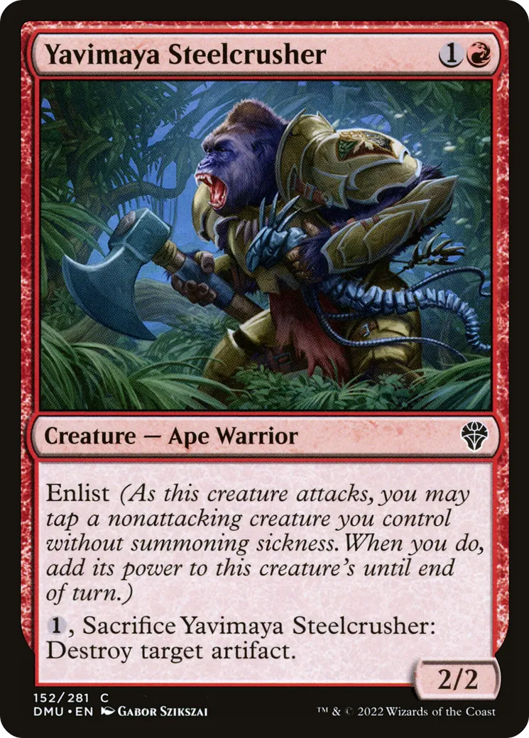 Yavimaya Steelcrusher — Dominaria United — Magic: The Gathering