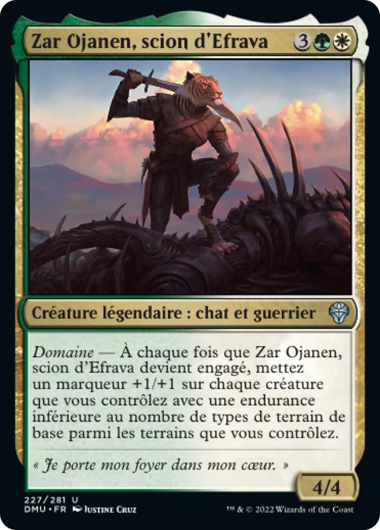 Zar Ojanen, scion d'Efrava from Dominaria United - Magic: The Gathering