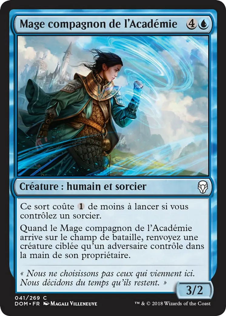 Mage compagnon de l'Académie — Dominaria — Magic: The Gathering