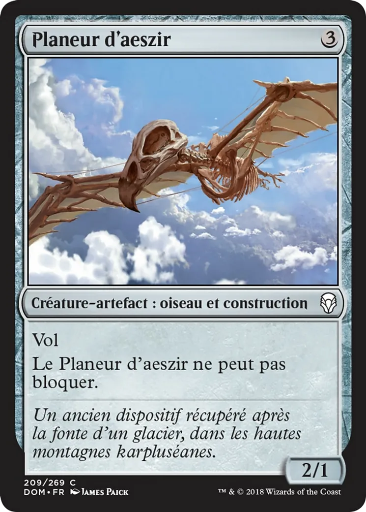 Planeur d'aeszir — Dominaria — Magic: The Gathering
