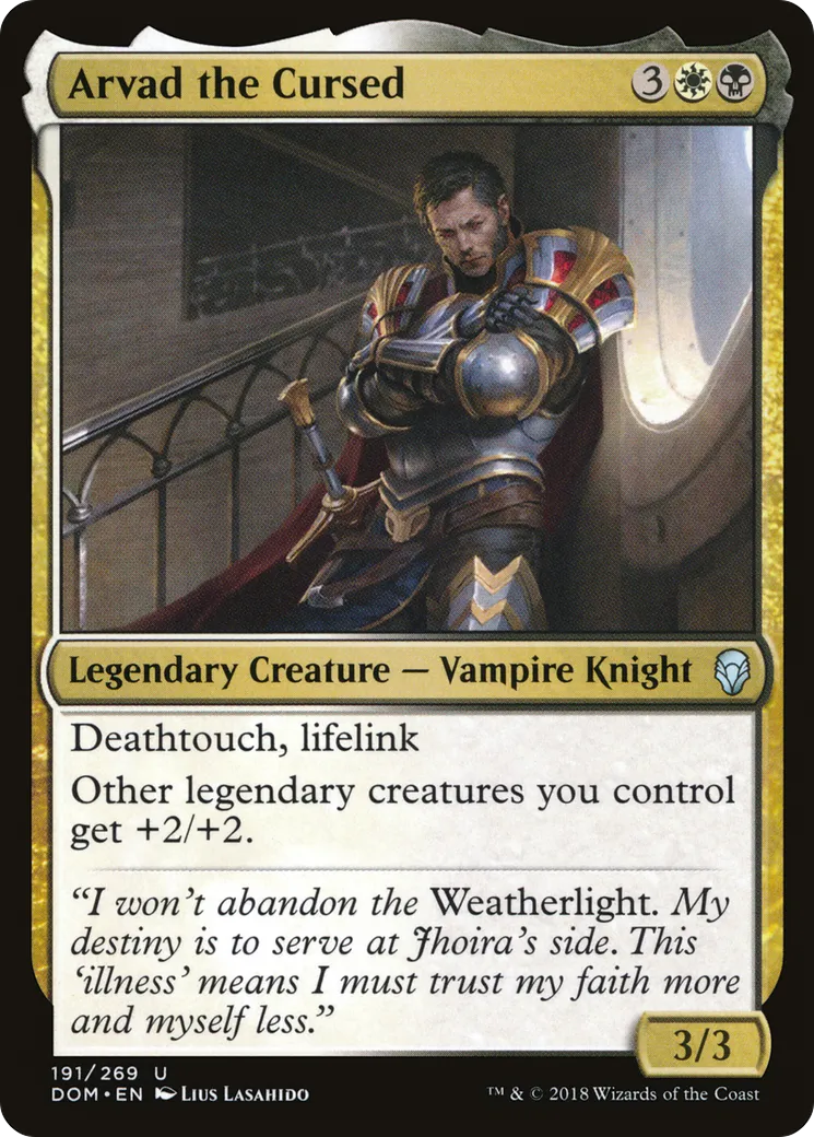 Arvad the Cursed — Dominaria — Magic: The Gathering