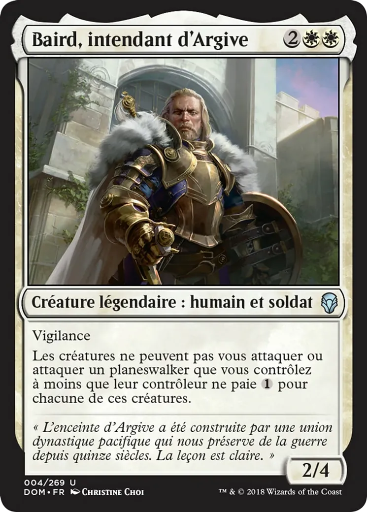 Baird, intendant d'Argive — Dominaria — Magic: The Gathering