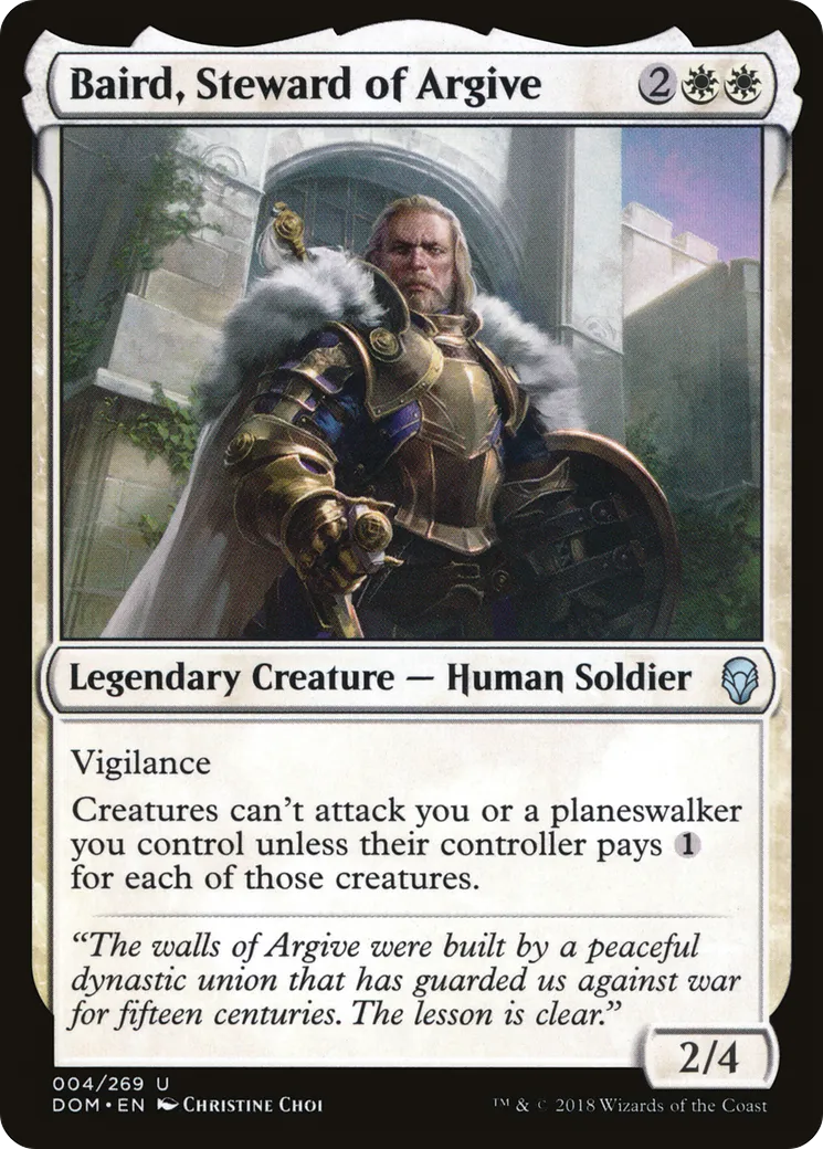 Baird, Steward of Argive — Dominaria — Magic: The Gathering