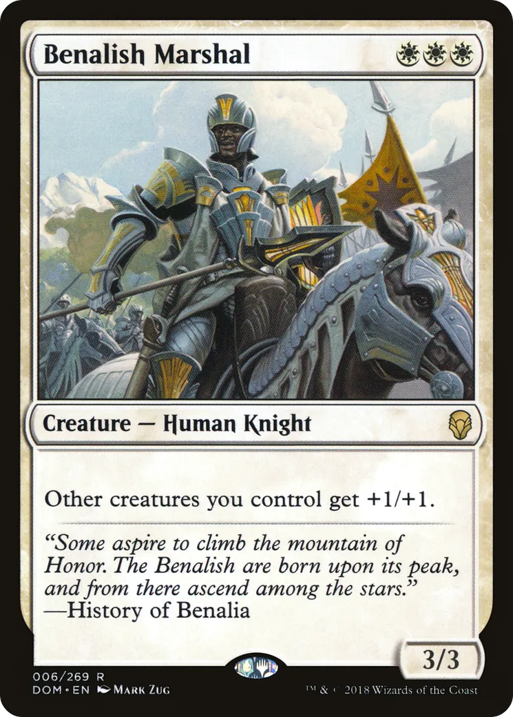 Benalish Marshal — Dominaria — Magic: The Gathering