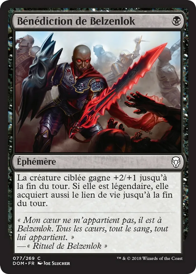 Bénédiction de Belzenlok — Dominaria — Magic: The Gathering