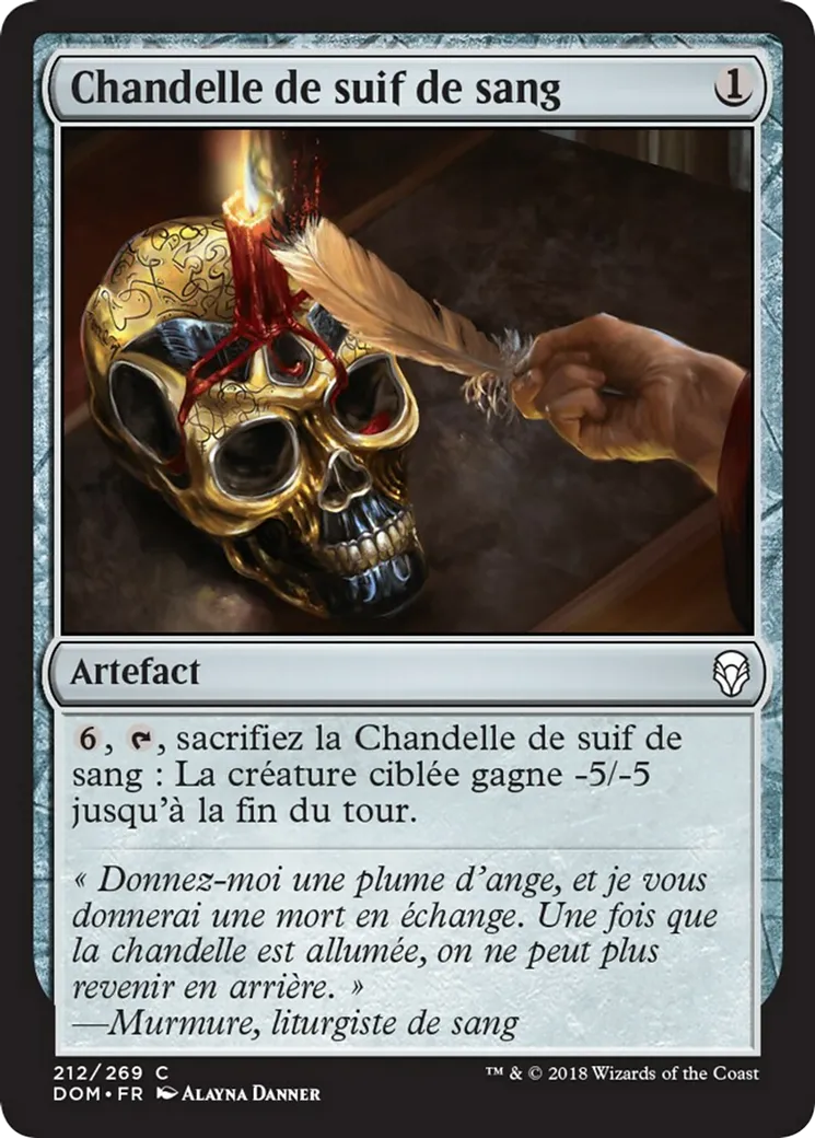 Chandelle de suif de sang — Dominaria — Magic: The Gathering