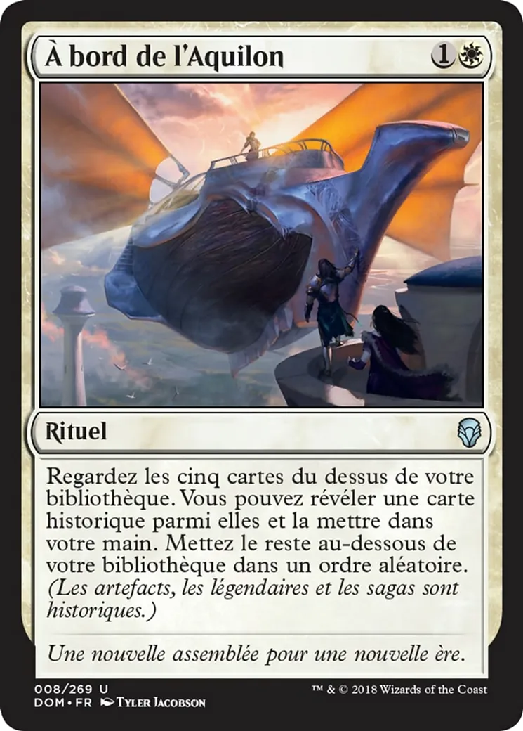 À bord de l'Aquilon — Dominaria — Magic: The Gathering