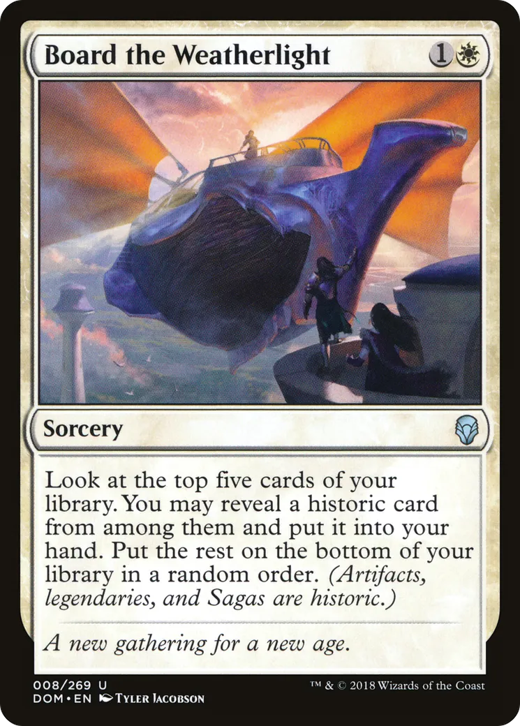 Board the Weatherlight — Dominaria — Magic: The Gathering