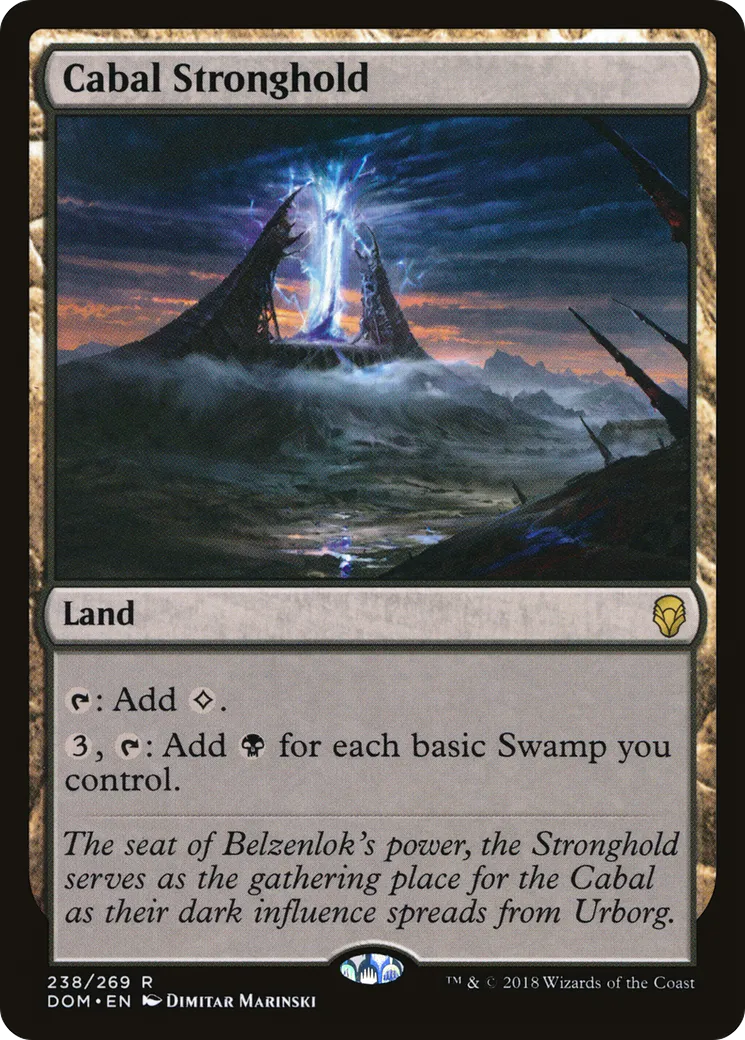 Cabal Stronghold — Dominaria — Magic: The Gathering