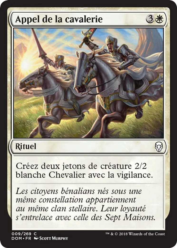 Appel de la cavalerie — Dominaria — Magic: The Gathering