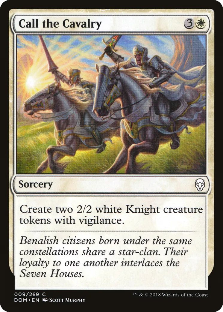 Appel de la cavalerie — Dominaria — Magic: The Gathering