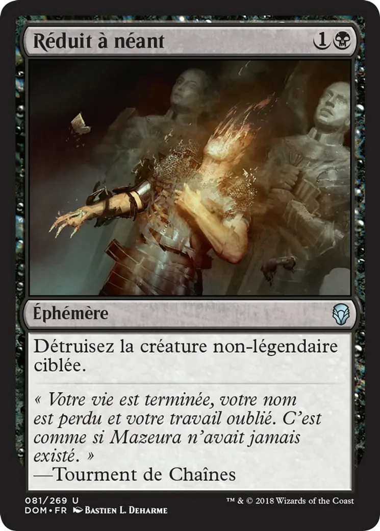 Réduit à néant — Dominaria — Magic: The Gathering