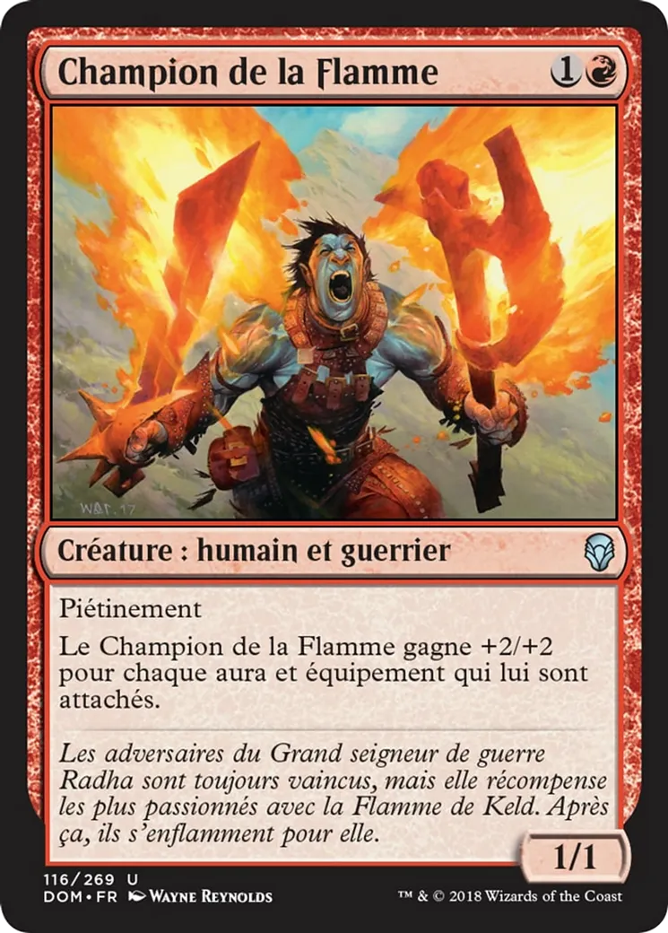 Champion de la Flamme — Dominaria — Magic: The Gathering