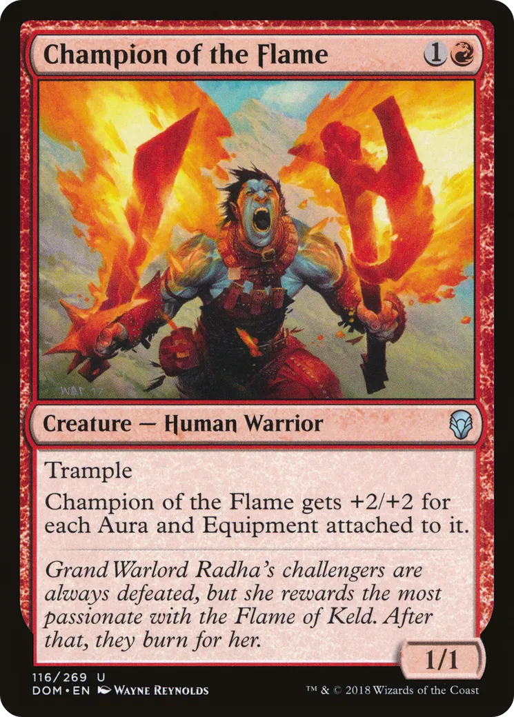Champion de la Flamme — Dominaria — Magic: The Gathering