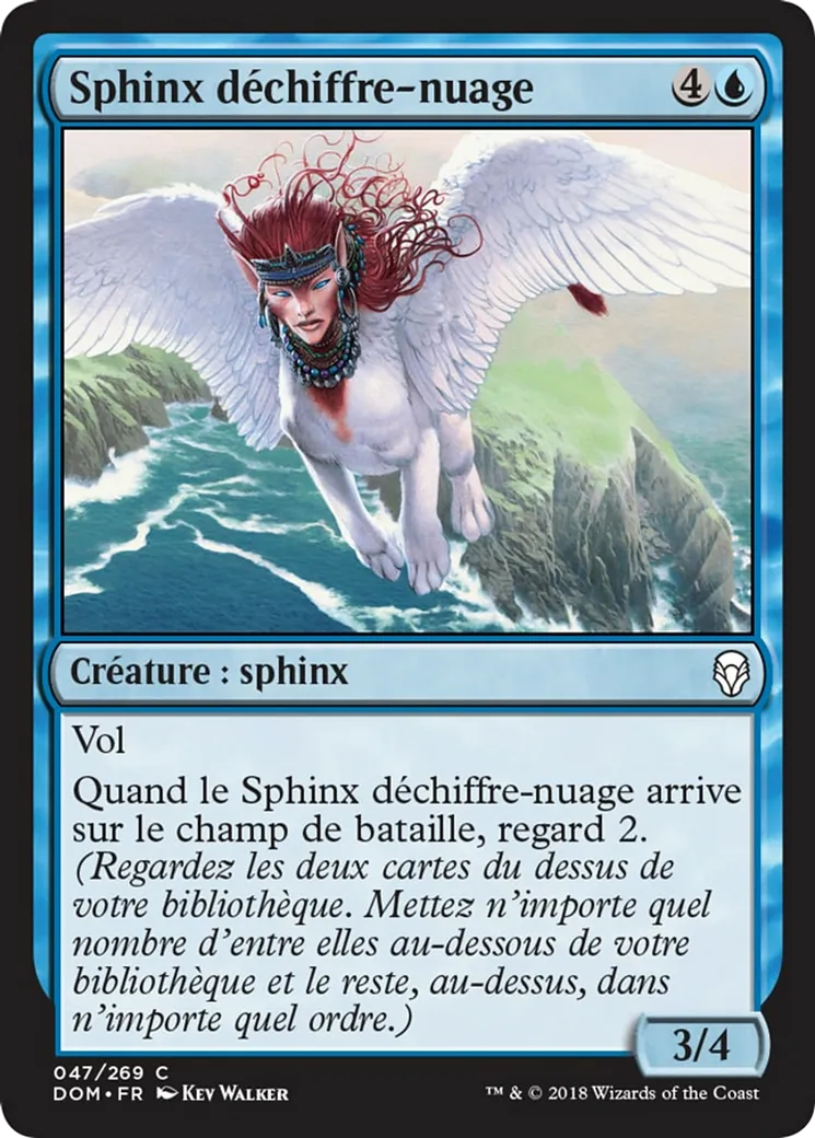 Sphinx déchiffre-nuage — Dominaria — Magic: The Gathering