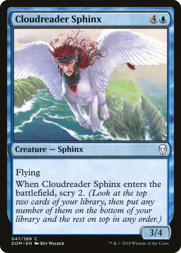 Cloudreader Sphinx — Dominaria — Magic: The Gathering