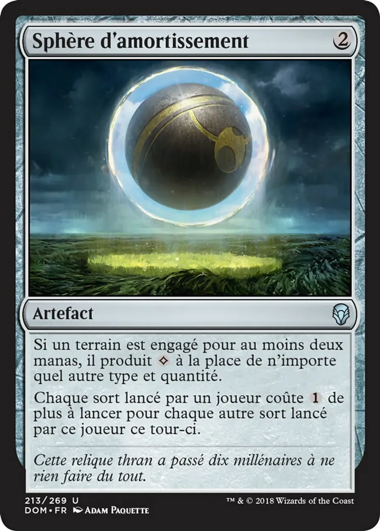 Sphère d'amortissement — Dominaria — Magic: The Gathering