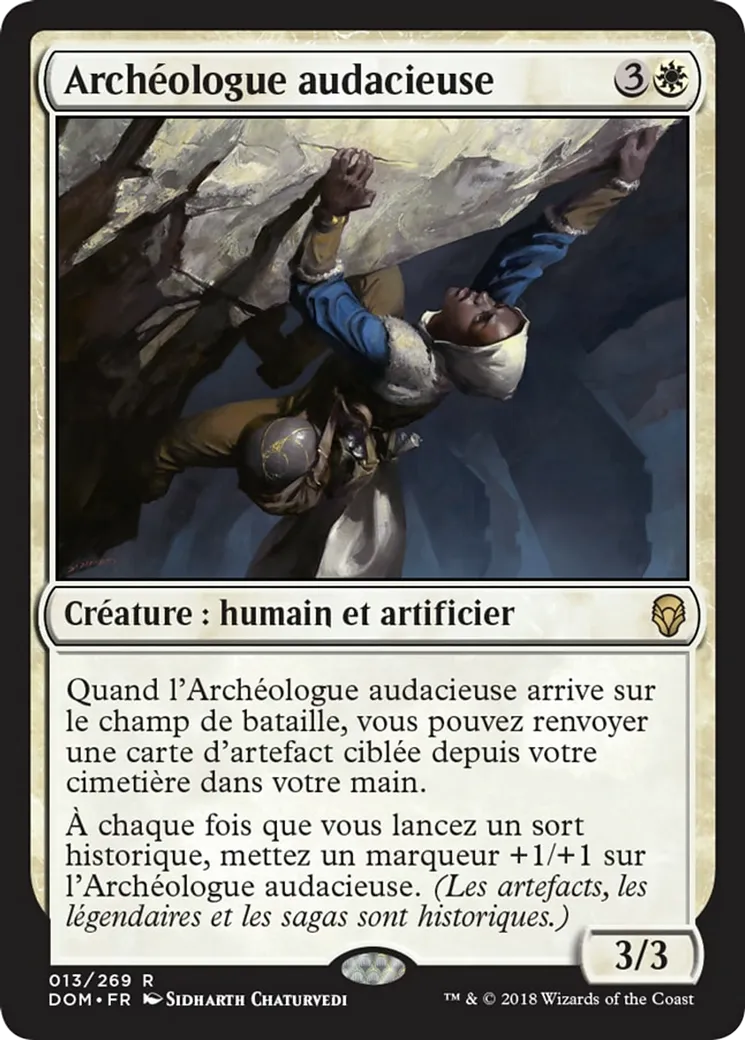 Archéologue audacieuse — Dominaria — Magic: The Gathering