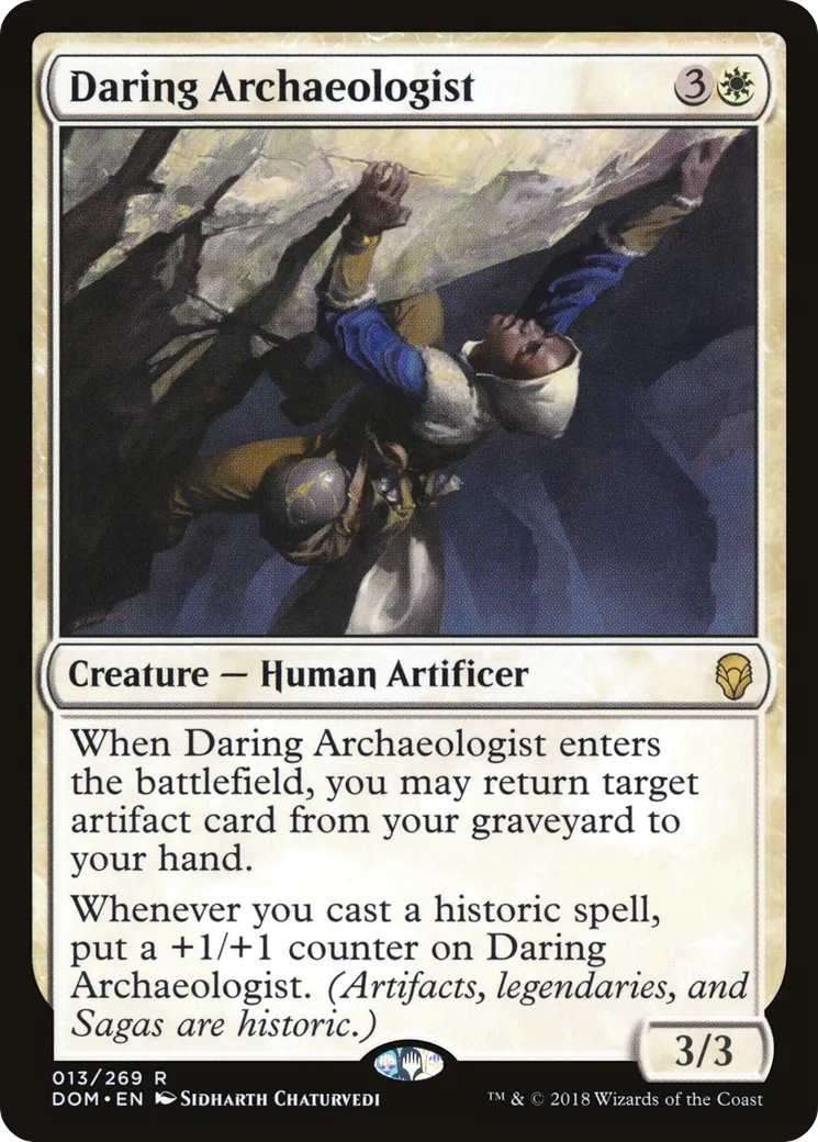 Daring Archaeologist — Dominaria — Magic: The Gathering