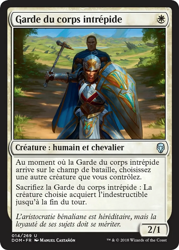 Garde du corps intrépide from Dominaria - Magic: The Gathering