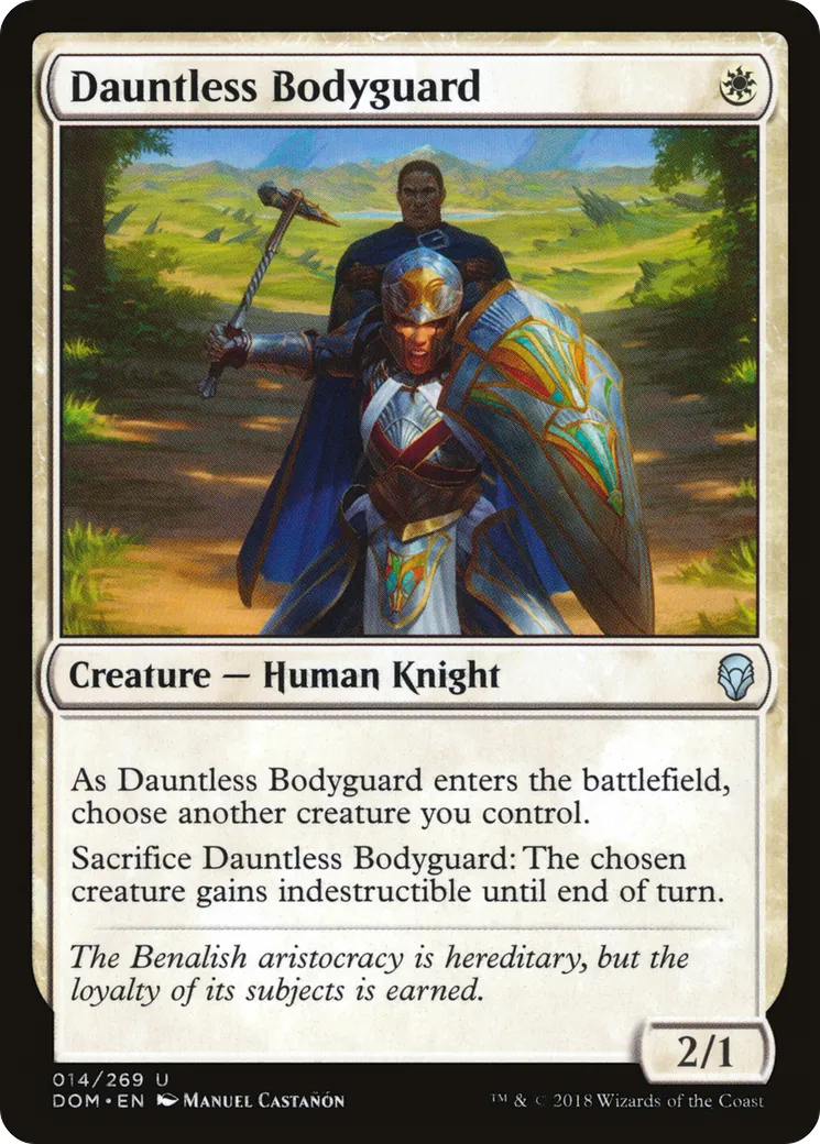 Dauntless Bodyguard — Dominaria — Magic: The Gathering