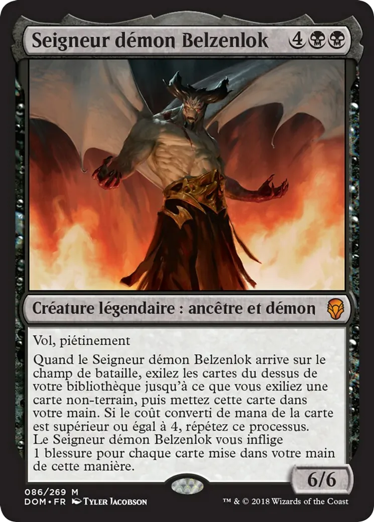 Seigneur démon Belzenlok — Dominaria — Magic: The Gathering