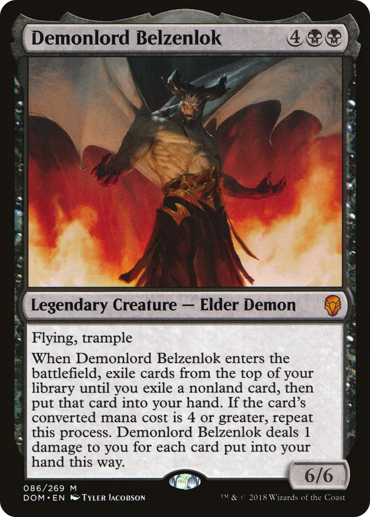 Demonlord Belzenlok — Dominaria — Magic: The Gathering