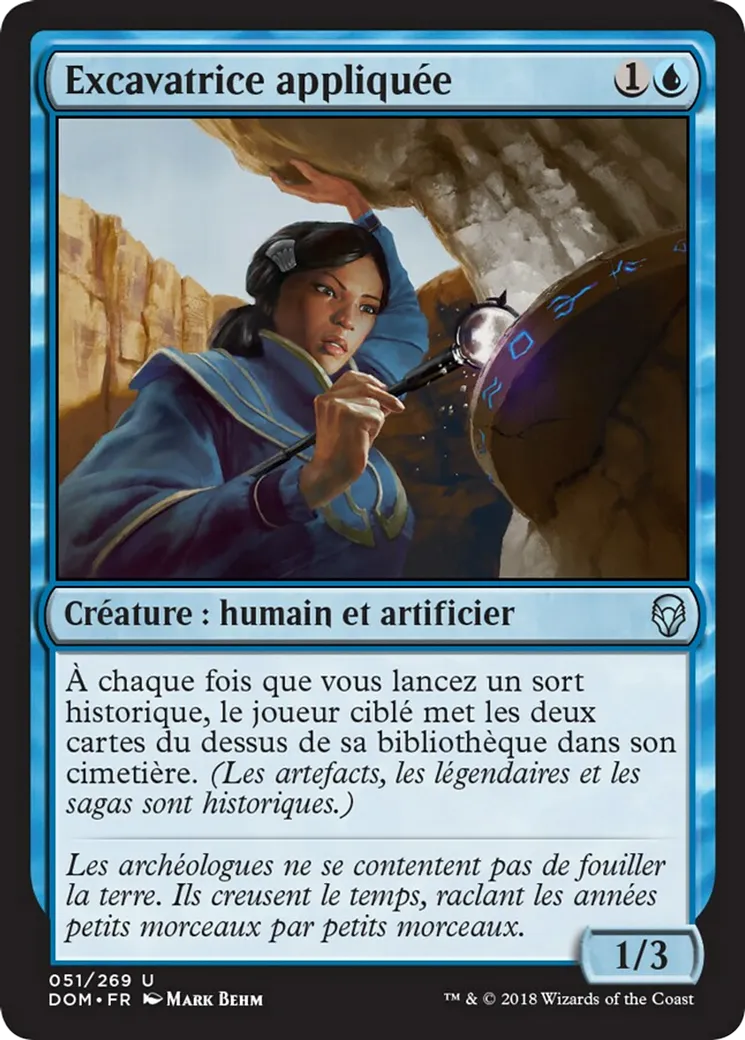 Excavatrice appliquée — Dominaria — Magic: The Gathering
