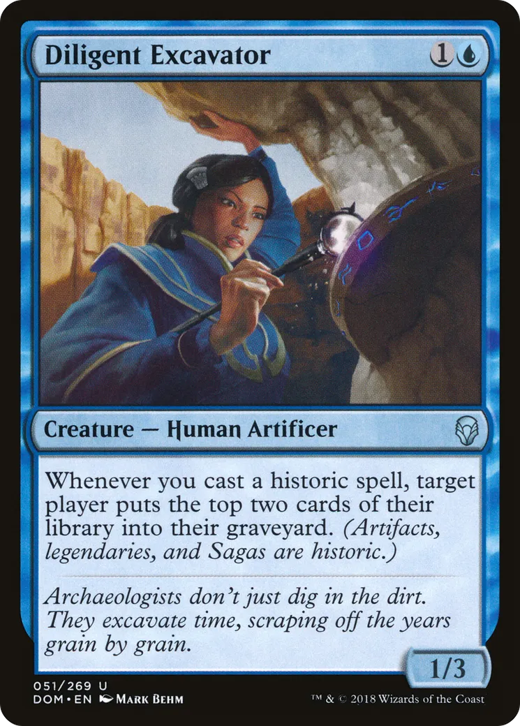 Diligent Excavator — Dominaria — Magic: The Gathering