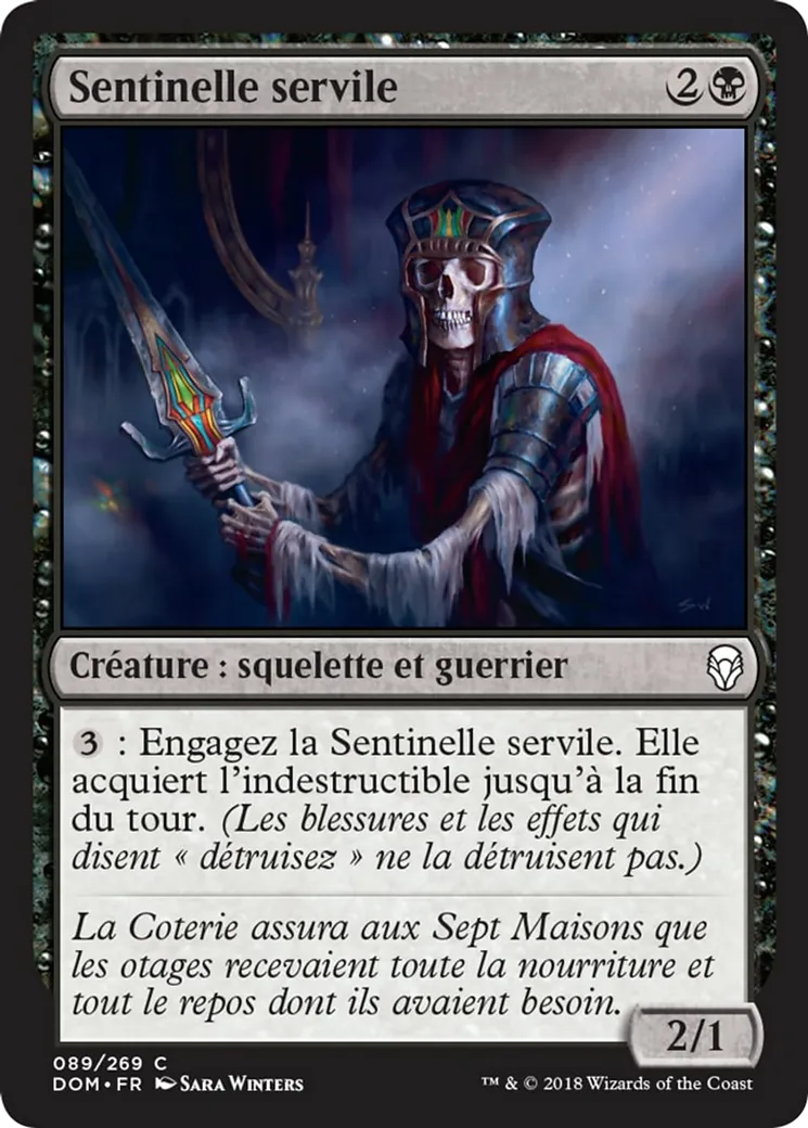 Sentinelle servile — Dominaria — Magic: The Gathering