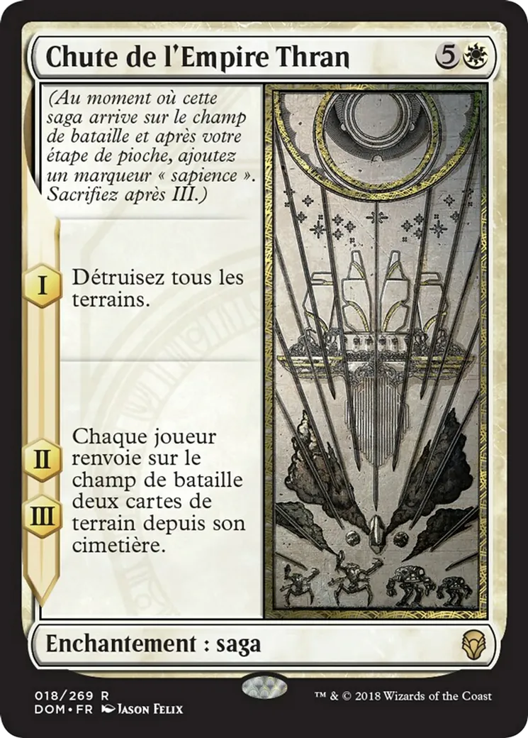 Chute de l'Empire Thran — Dominaria — Magic: The Gathering