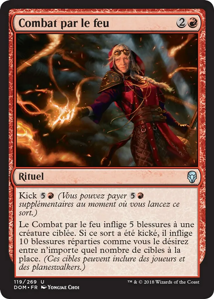 Combat par le feu — Dominaria — Magic: The Gathering