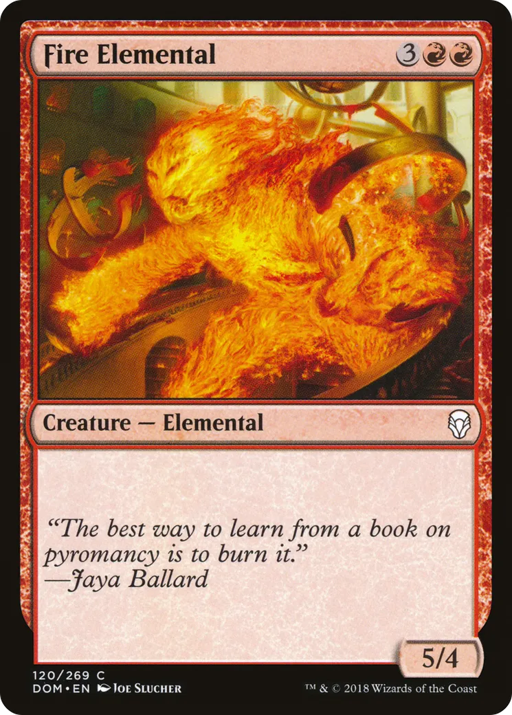 Élémental de feu — Dominaria — Magic: The Gathering