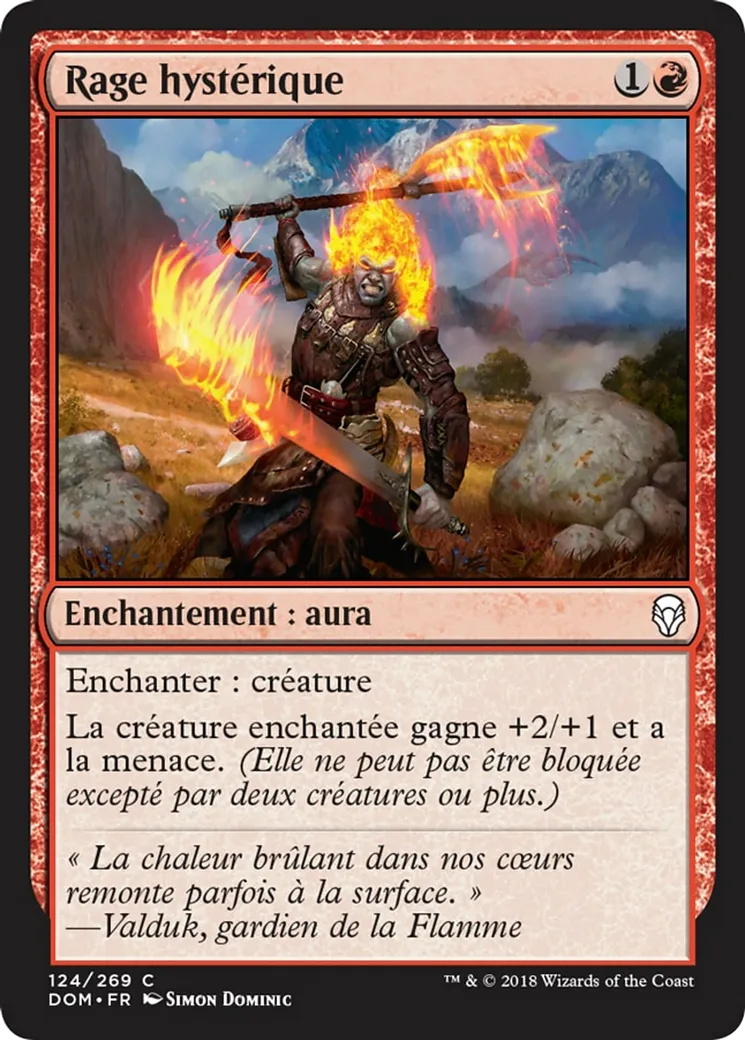 Rage hystérique from Dominaria - Magic: The Gathering