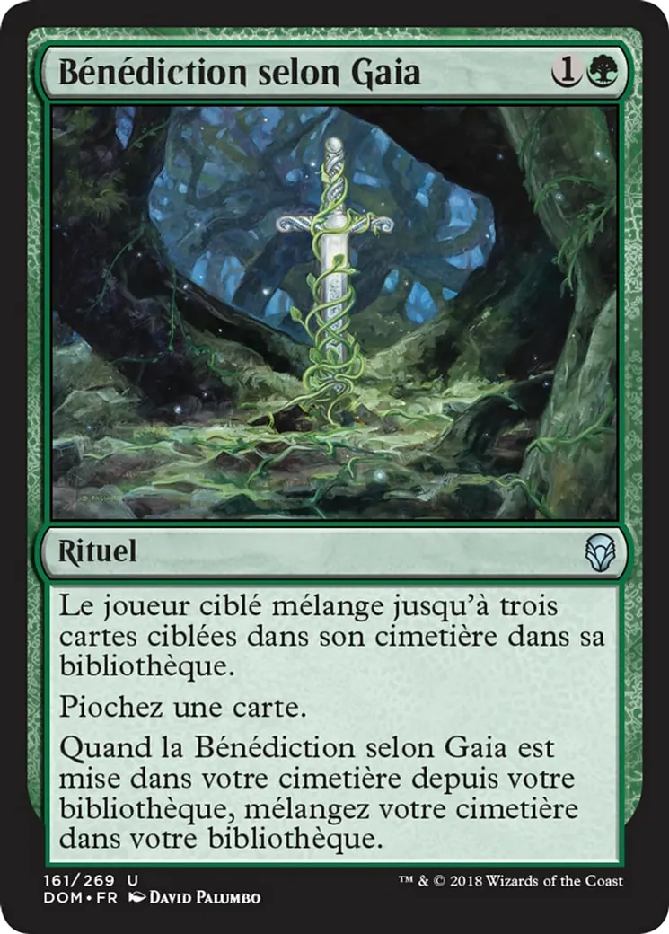 Bénédiction selon Gaia — Dominaria — Magic: The Gathering