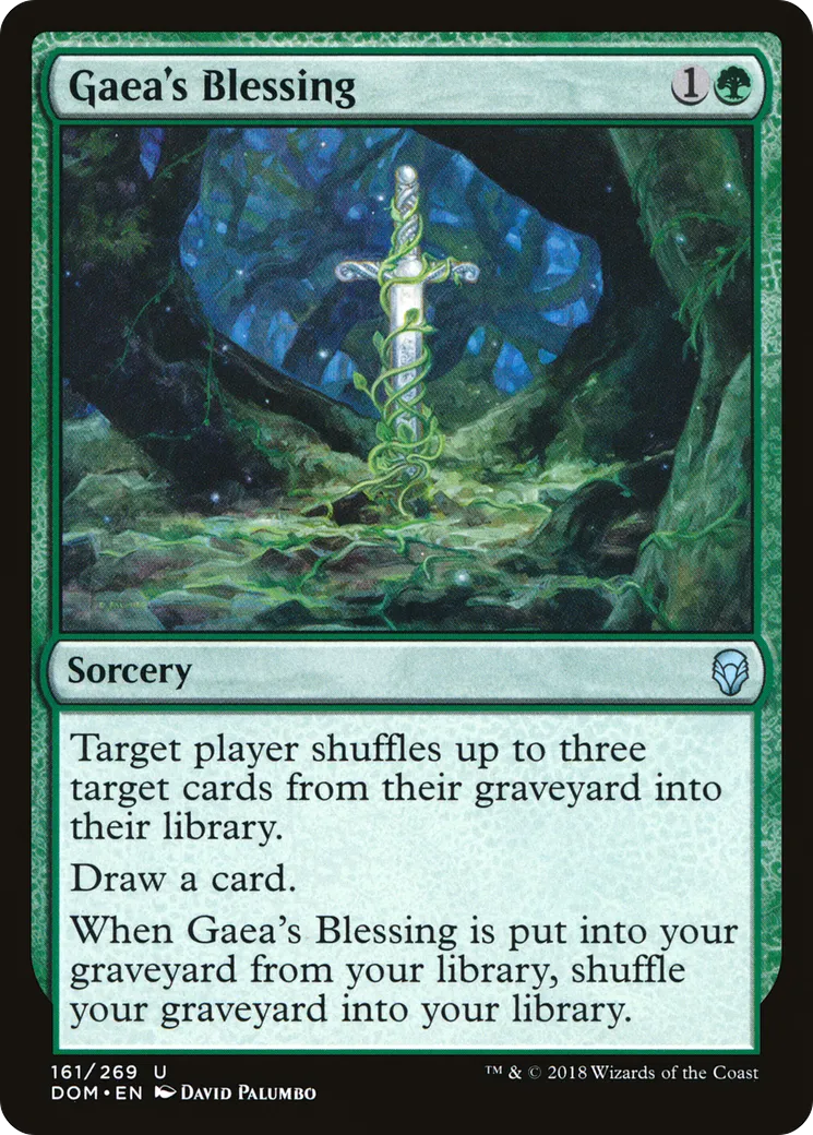 Gaea's Blessing — Dominaria — Magic: The Gathering