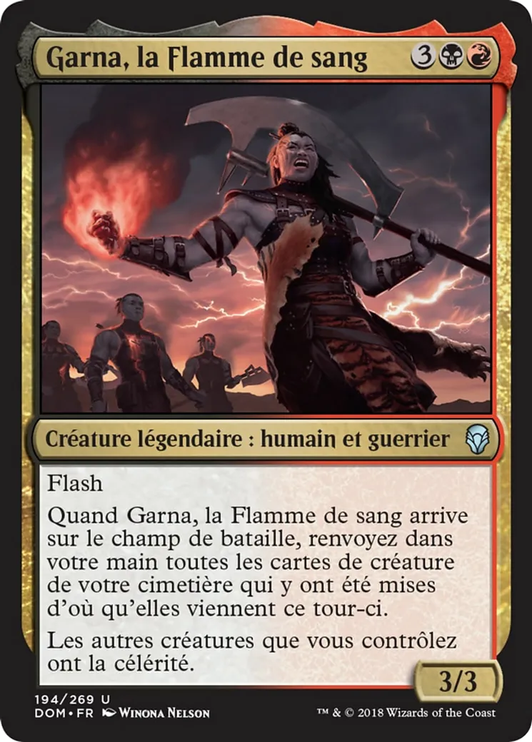 Garna, la Flamme de sang — Dominaria — Magic: The Gathering