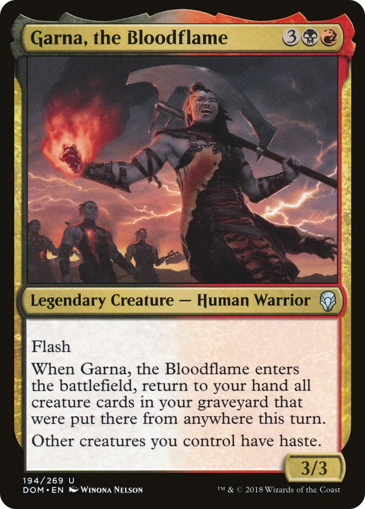 Garna, la Flamme de sang — Dominaria — Magic: The Gathering