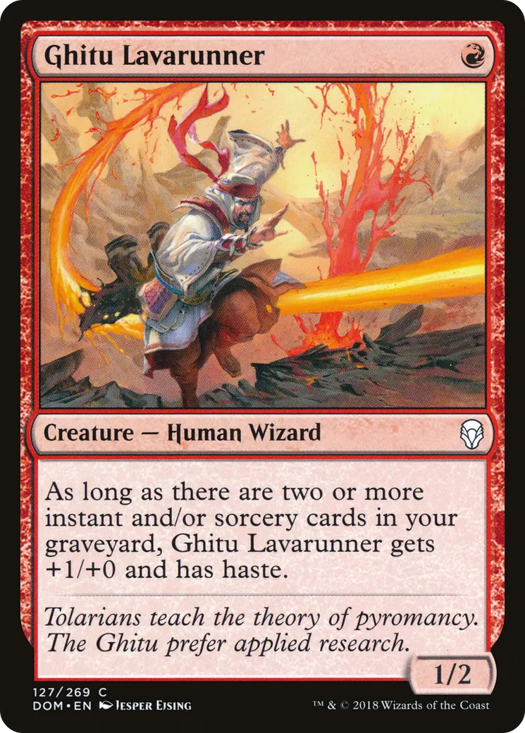 Coureur des laves guitûk — Dominaria — Magic: The Gathering