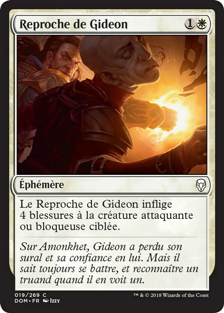 Reproche de Gideon — Dominaria — Magic: The Gathering