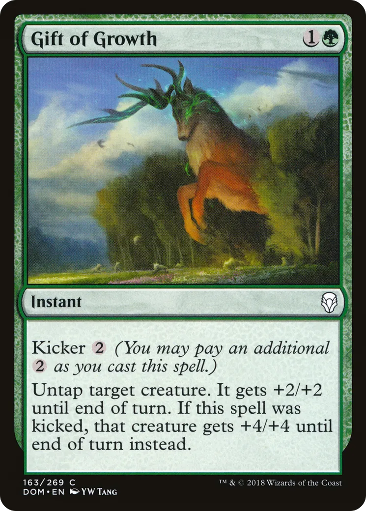 Gift of Growth — Dominaria — Magic: The Gathering