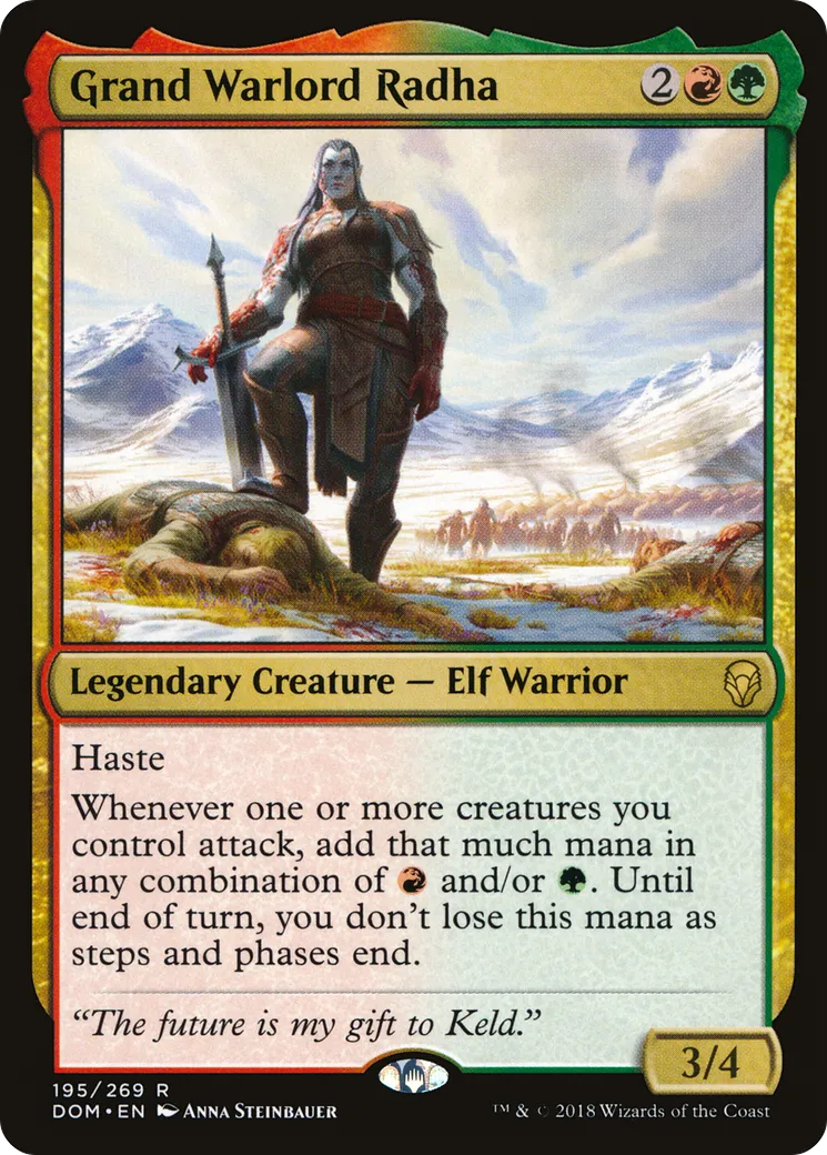 Grand Warlord Radha — Dominaria — Magic: The Gathering