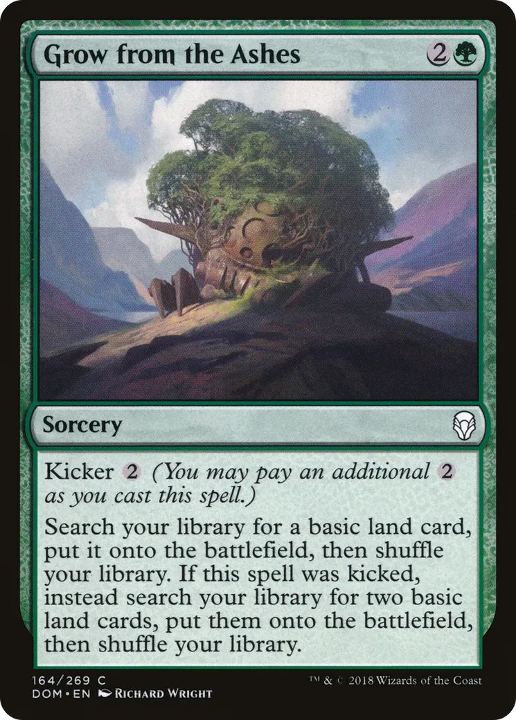 Grow from the Ashes — Dominaria — Magic: The Gathering