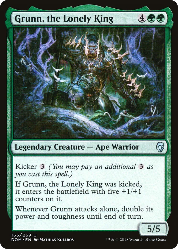 Grunn, the Lonely King from Dominaria - Magic: The Gathering