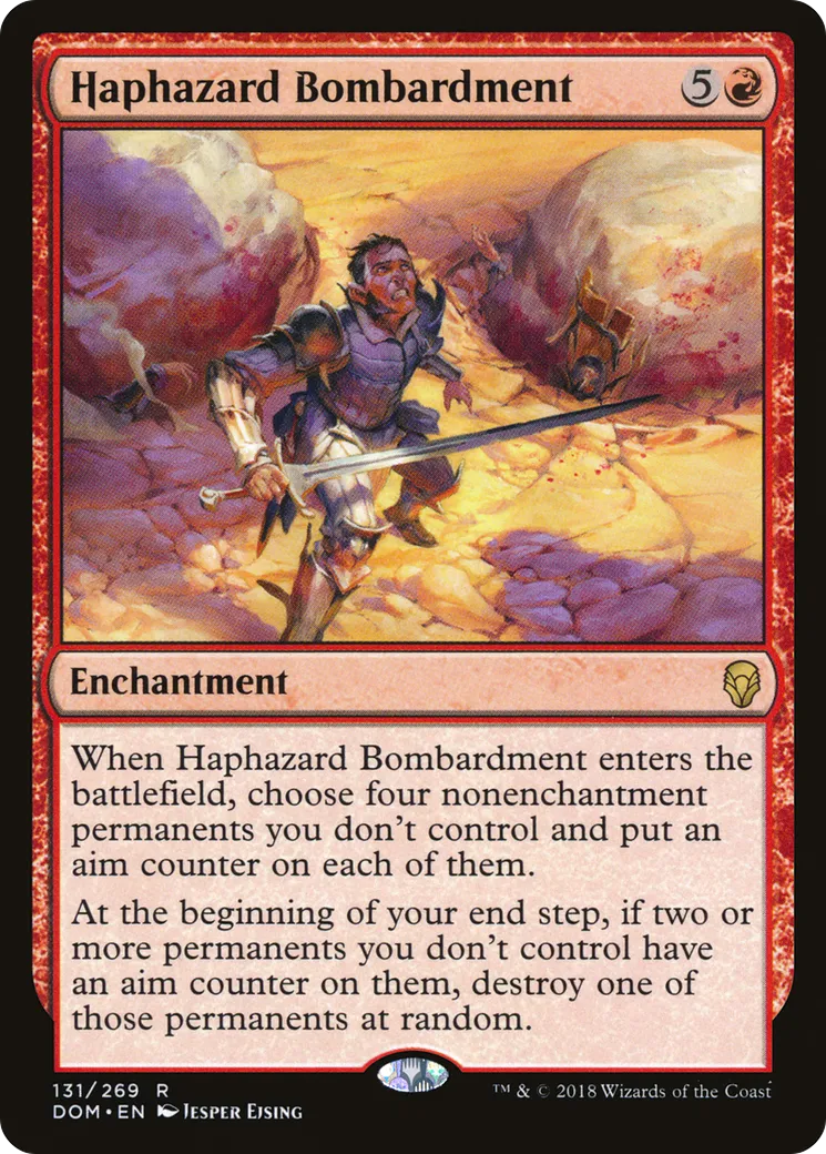 Haphazard Bombardment — Dominaria — Magic: The Gathering