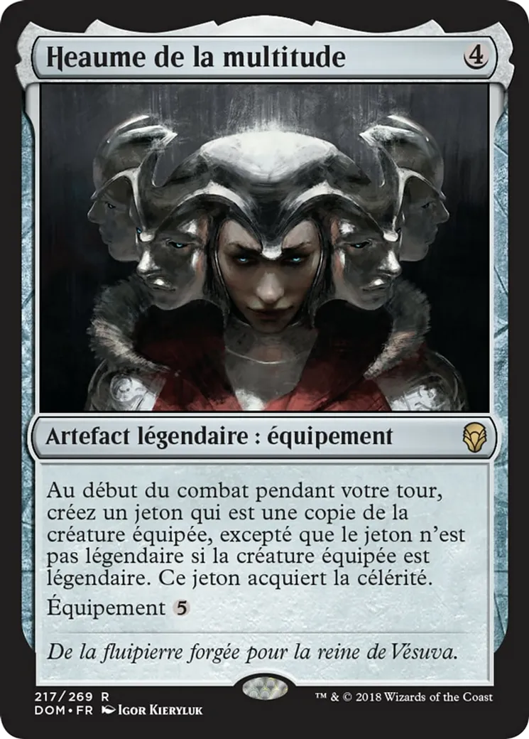 Heaume de la multitude — Dominaria — Magic: The Gathering