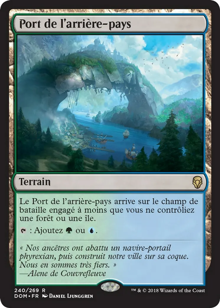 Port de l'arrière-pays from Dominaria - Magic: The Gathering
