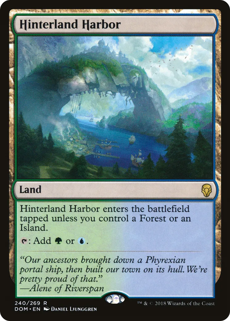 Port de l'arrière-pays — Dominaria — Magic: The Gathering