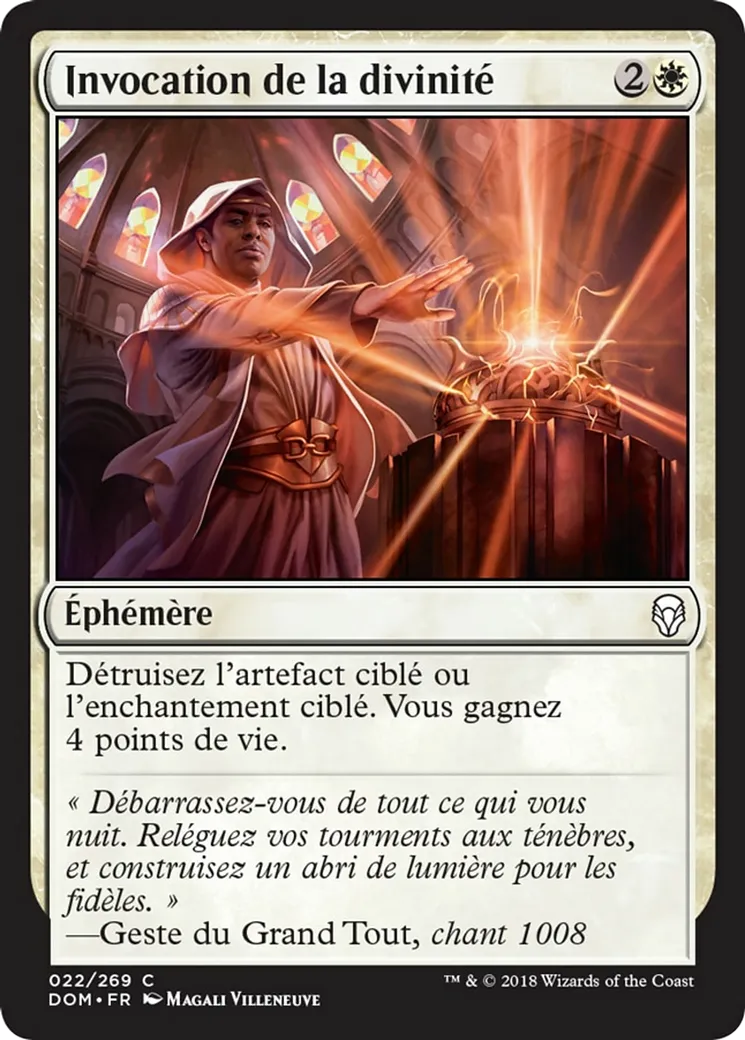 Invocation de la divinité — Dominaria — Magic: The Gathering