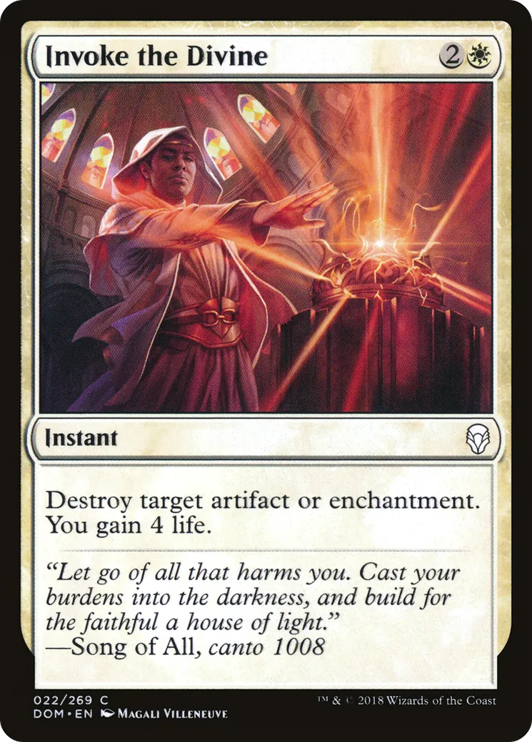 Invocation de la divinité — Dominaria — Magic: The Gathering